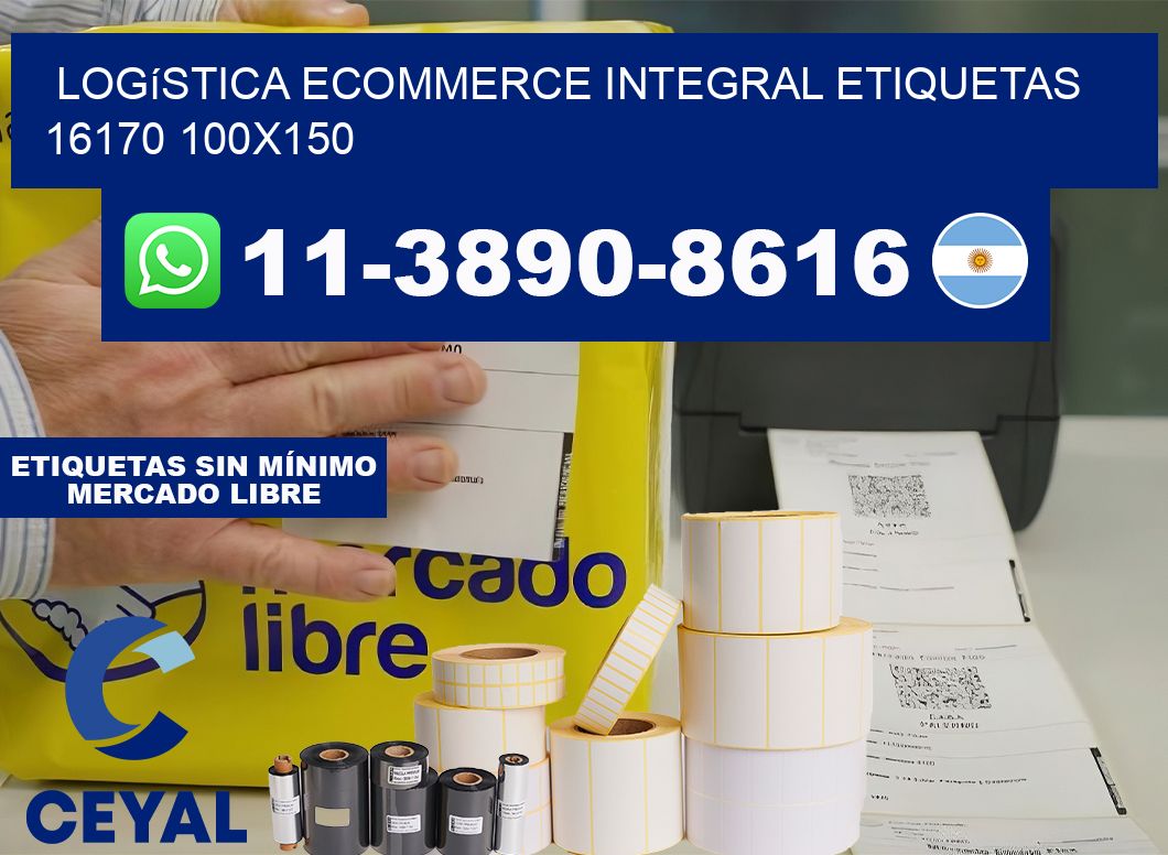 Logística ecommerce integral etiquetas 16170 100×150