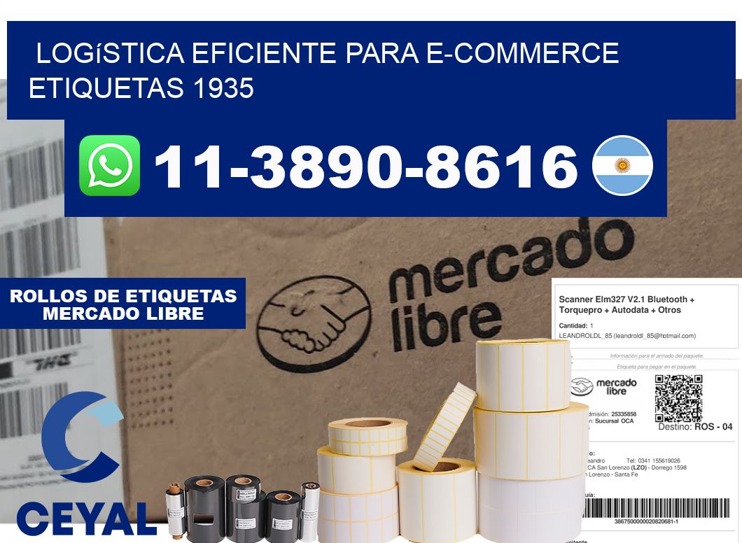 Logística eficiente para e-commerce  etiquetas 1935
