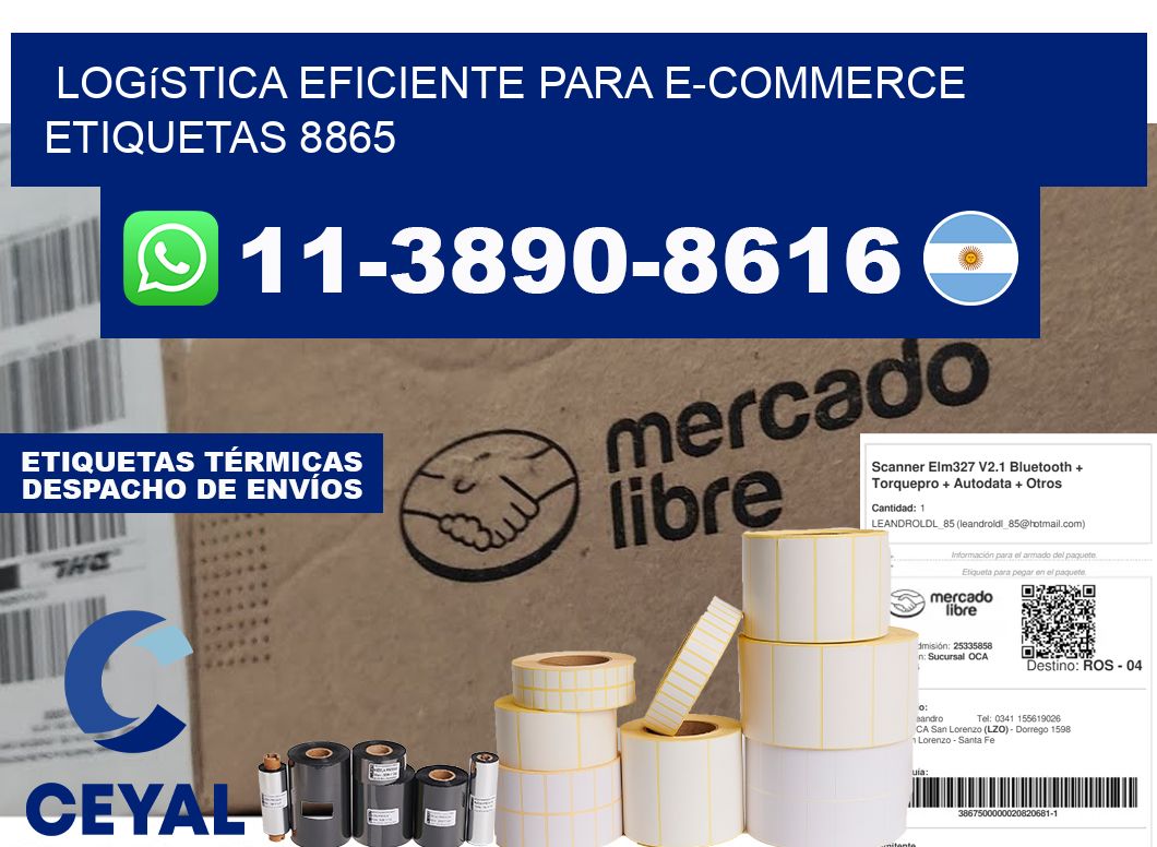 Logística eficiente para e-commerce  etiquetas 8865