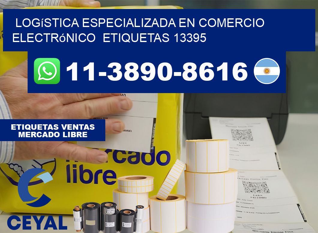 Logística especializada en comercio electrónico  etiquetas 13395
