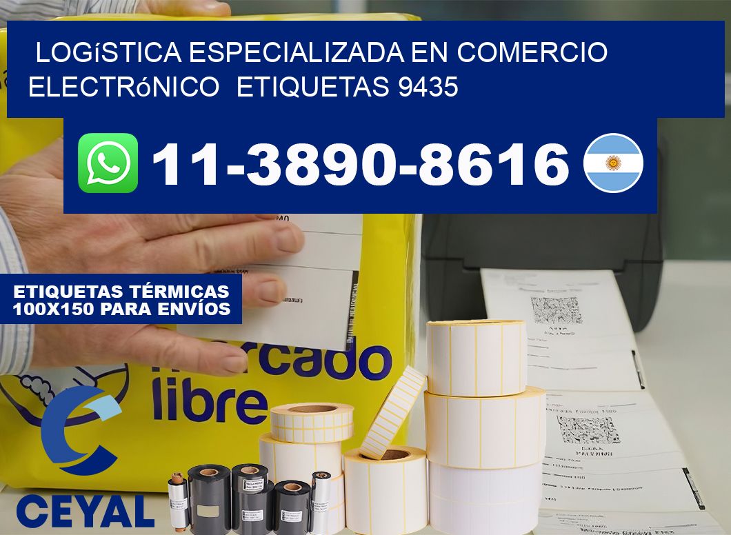 Logística especializada en comercio electrónico  etiquetas 9435