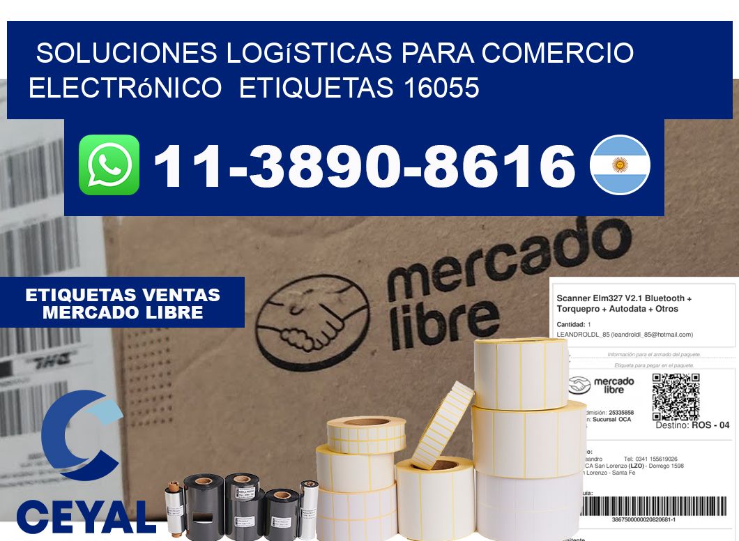Soluciones logísticas para comercio electrónico etiquetas 16055