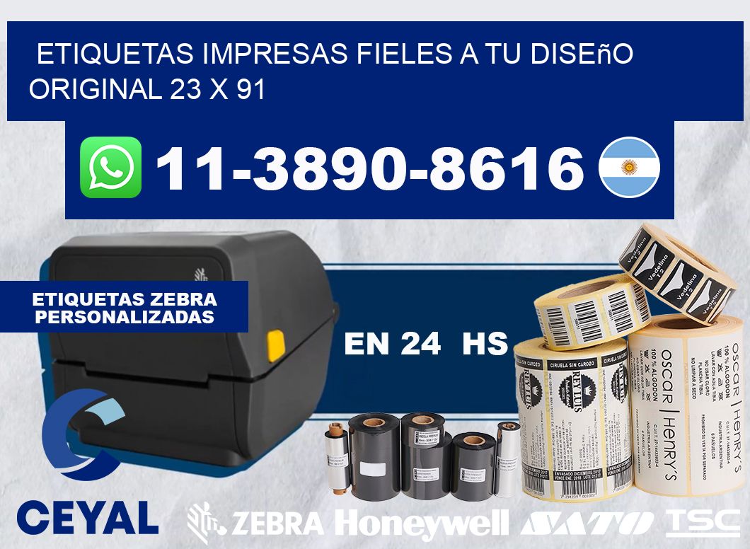 etiquetas impresas fieles a tu diseño original 23 x 91