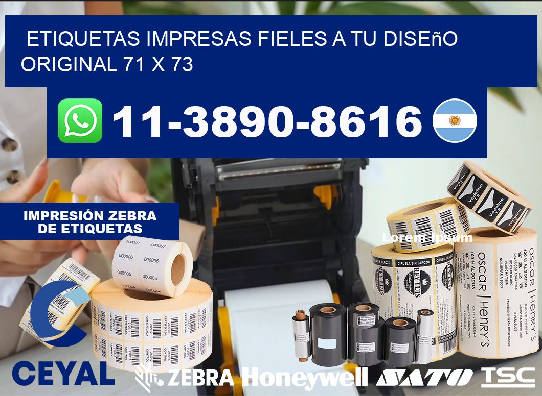 etiquetas impresas fieles a tu diseño original 71 x 73