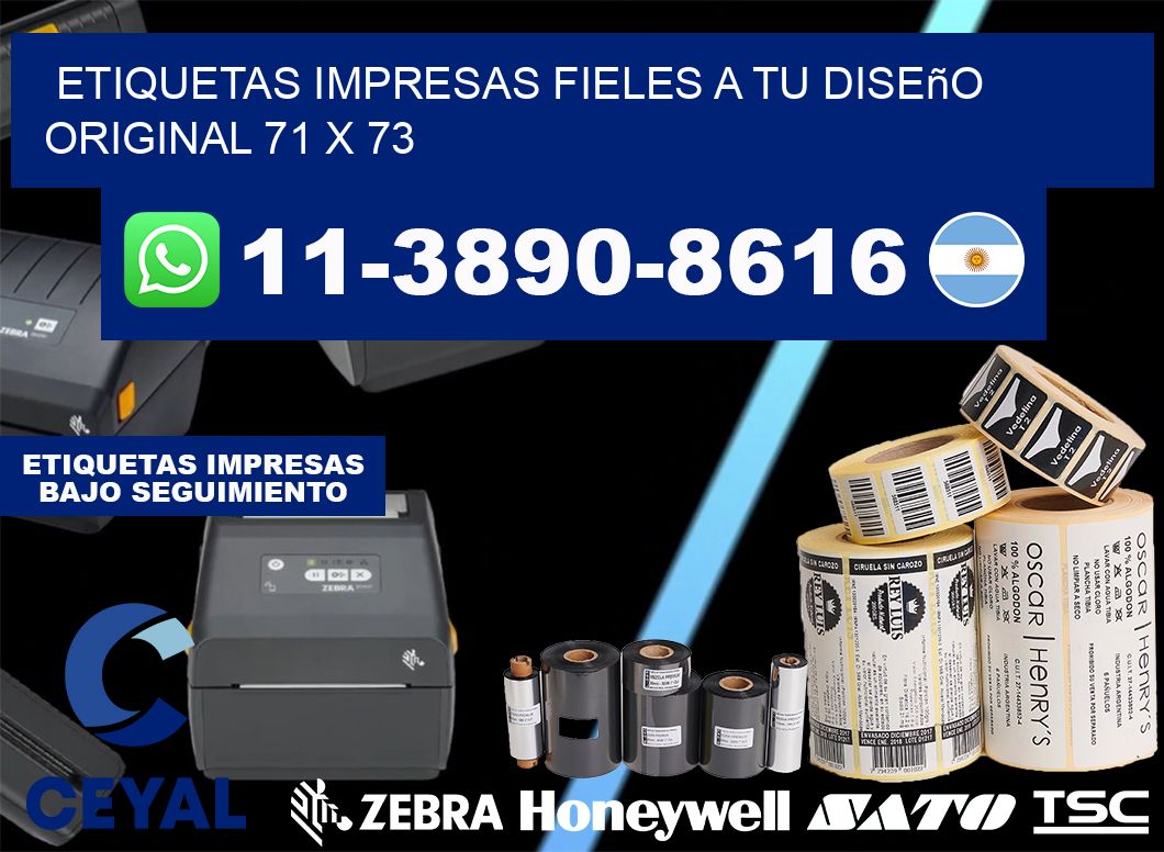 etiquetas impresas fieles a tu diseño original 71 x 73
