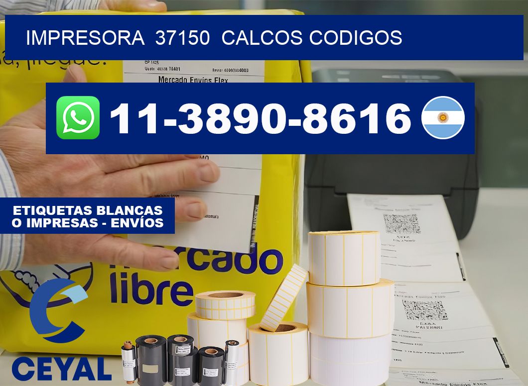 impresora 37150 calcos codigos