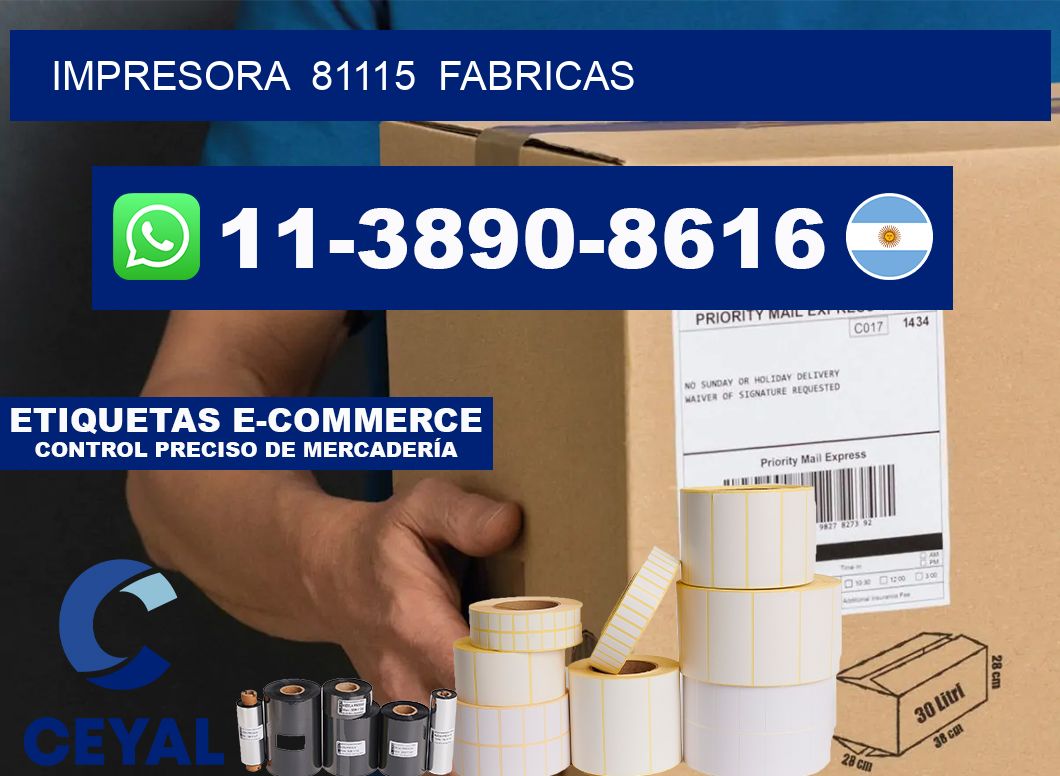 impresora  81115  fabricas
