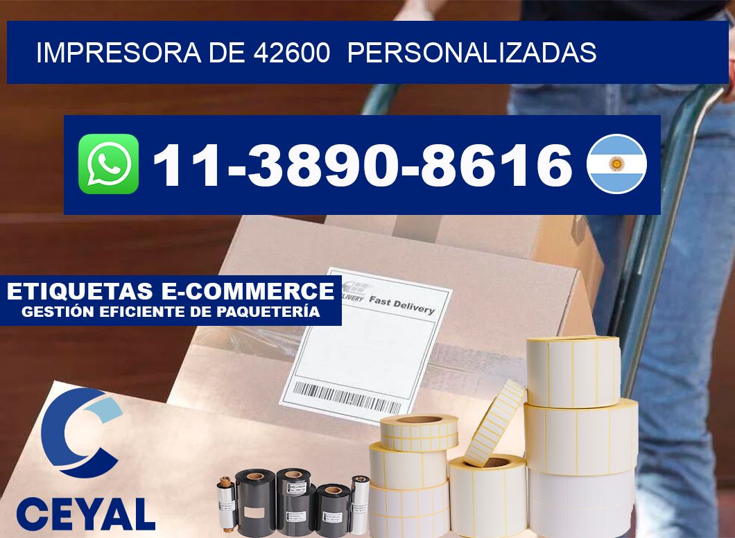 impresora de 42600  personalizadas