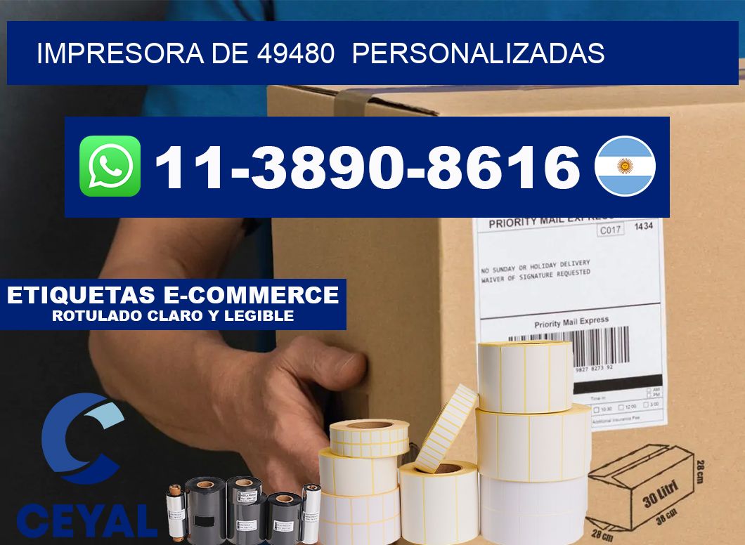 impresora de 49480  personalizadas