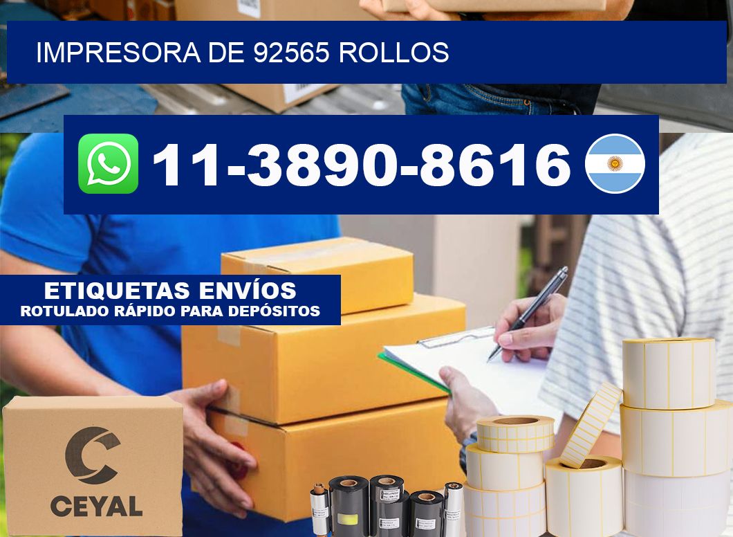 impresora de 92565 rollos