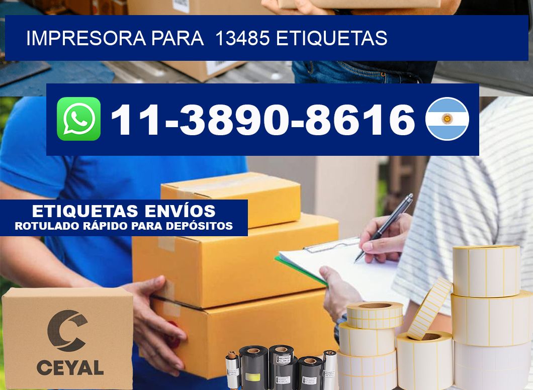 impresora para 13485 etiquetas