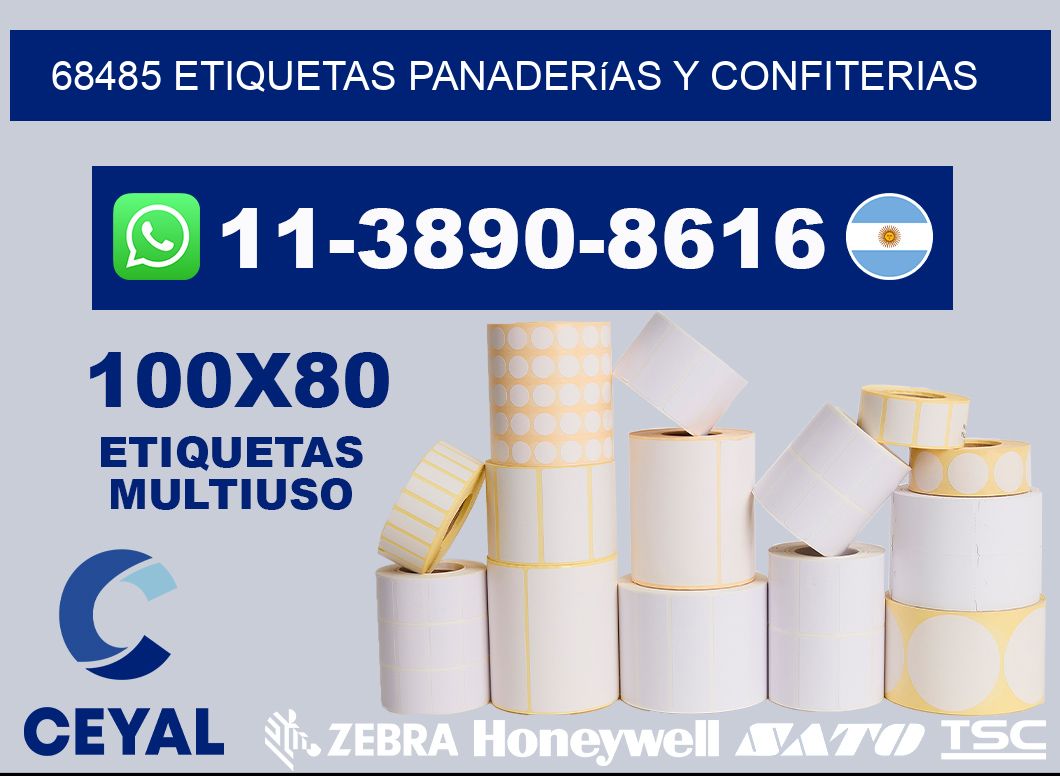 68485 etiquetas panaderías y confiterias