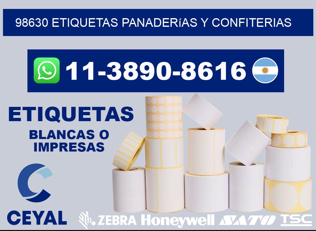 98630 etiquetas panaderías y confiterias