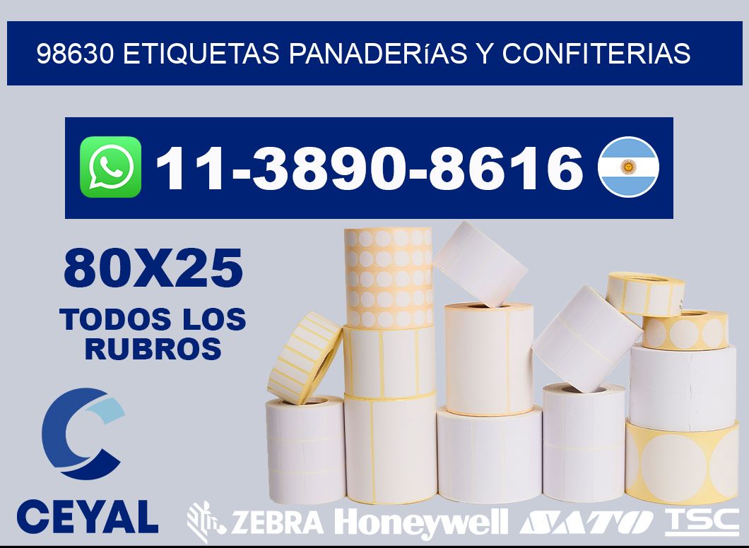 98630 etiquetas panaderías y confiterias