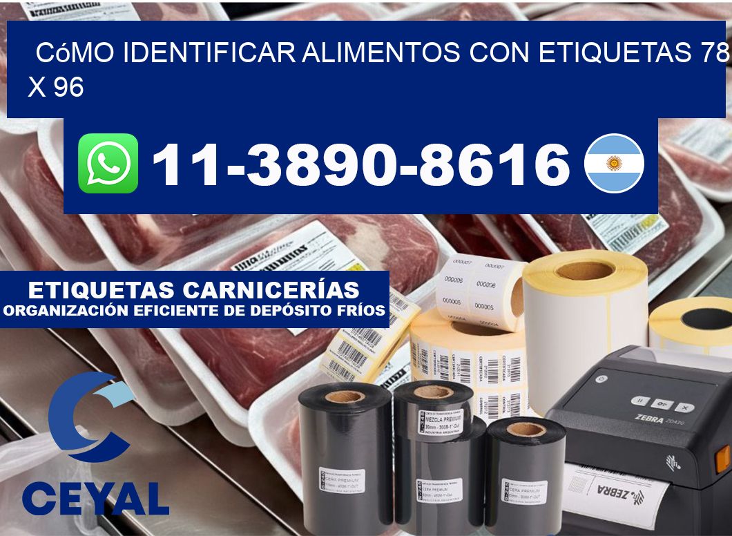 Cómo identificar alimentos con etiquetas 78 x 96