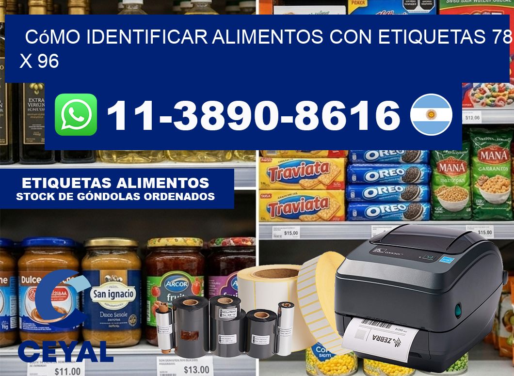 Cómo identificar alimentos con etiquetas 78 x 96