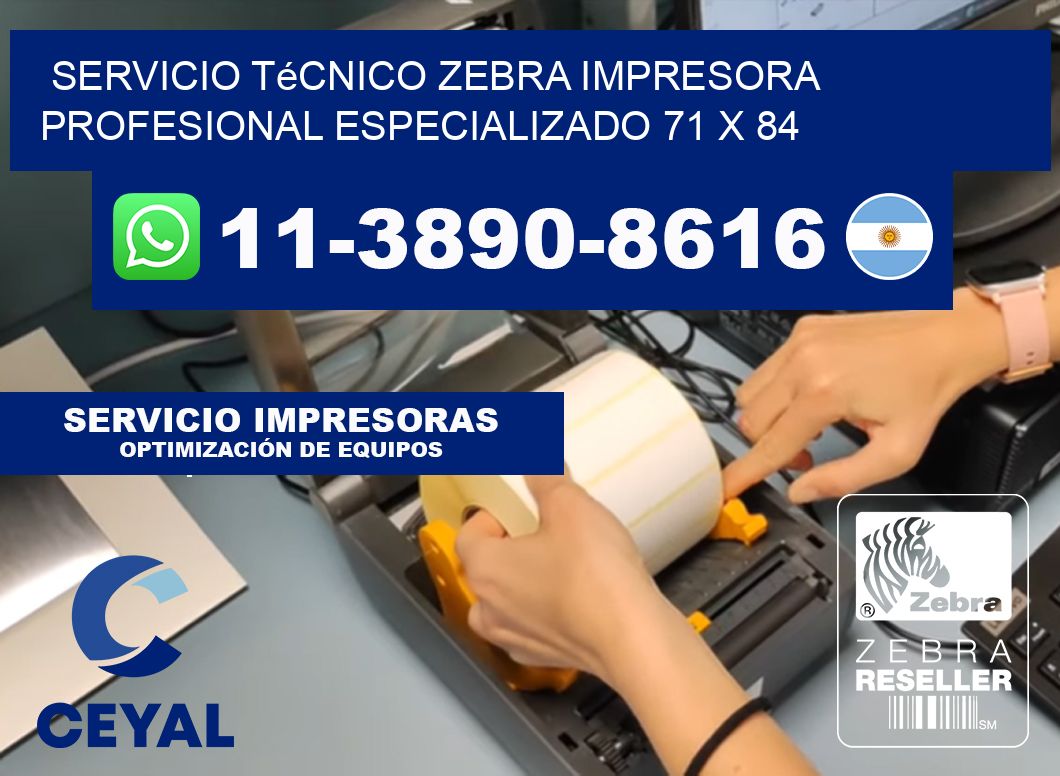 Servicio Técnico Zebra Impresora Profesional Especializado 71 x 84