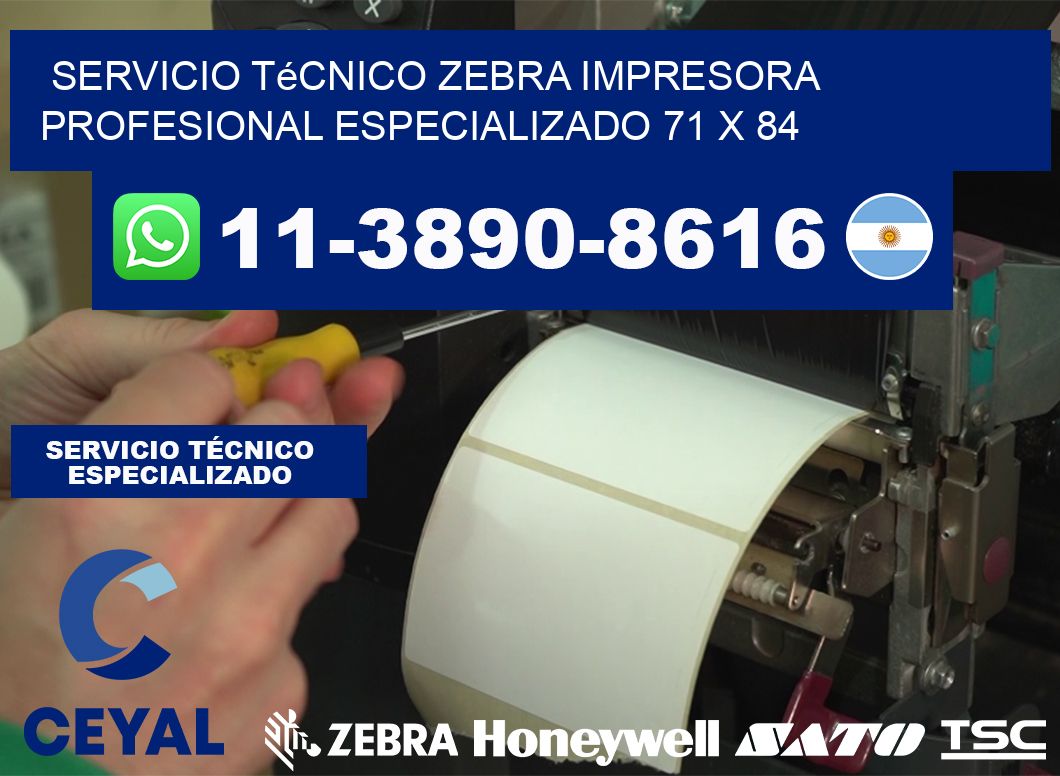 Servicio Técnico Zebra Impresora Profesional Especializado 71 x 84