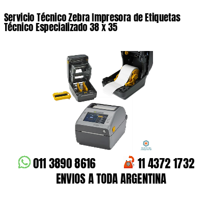 Servicio Técnico Zebra Impresora de Etiquetas Técnico Especializado 38 x 35