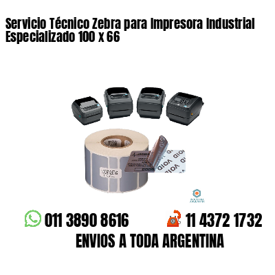 Servicio Técnico Zebra para Impresora Industrial Especializado 100 x 66