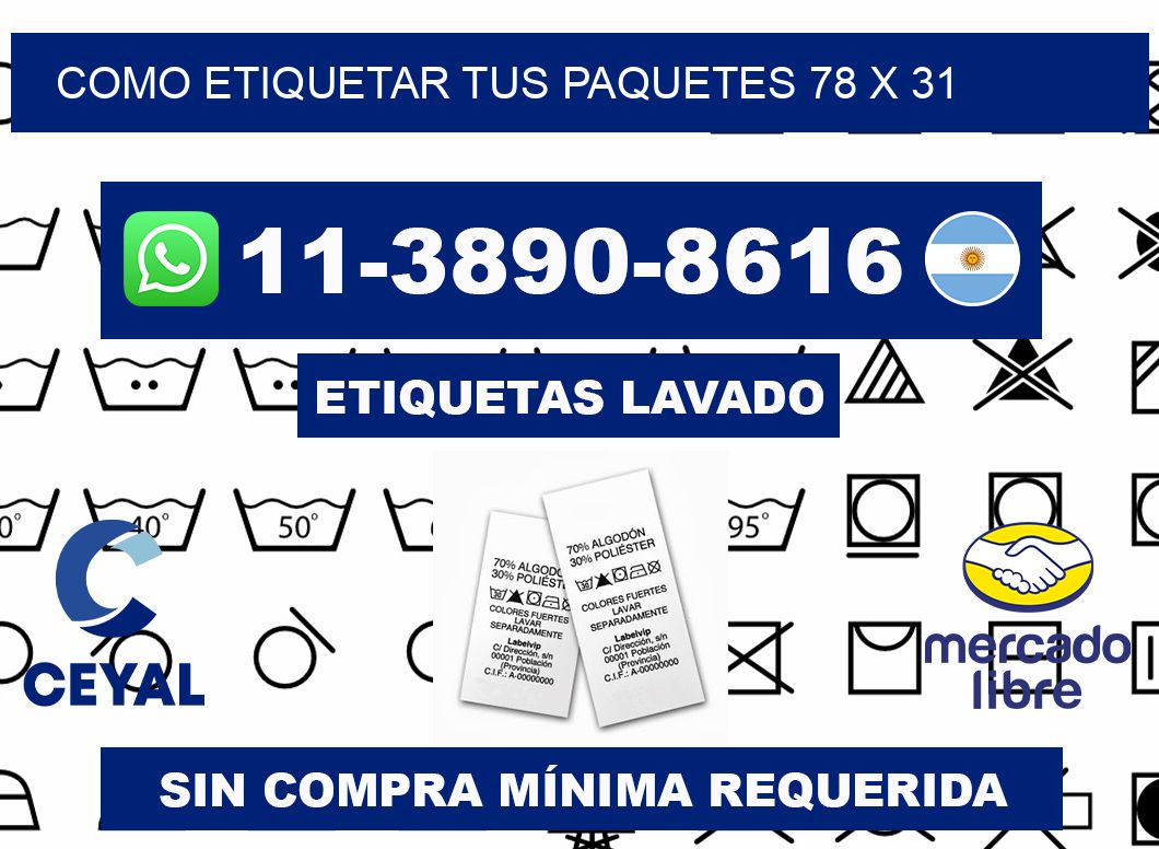 como etiquetar tus paquetes 78 x 31