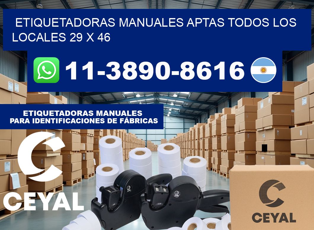 etiquetadoras manuales aptas todos los locales 29 x 46