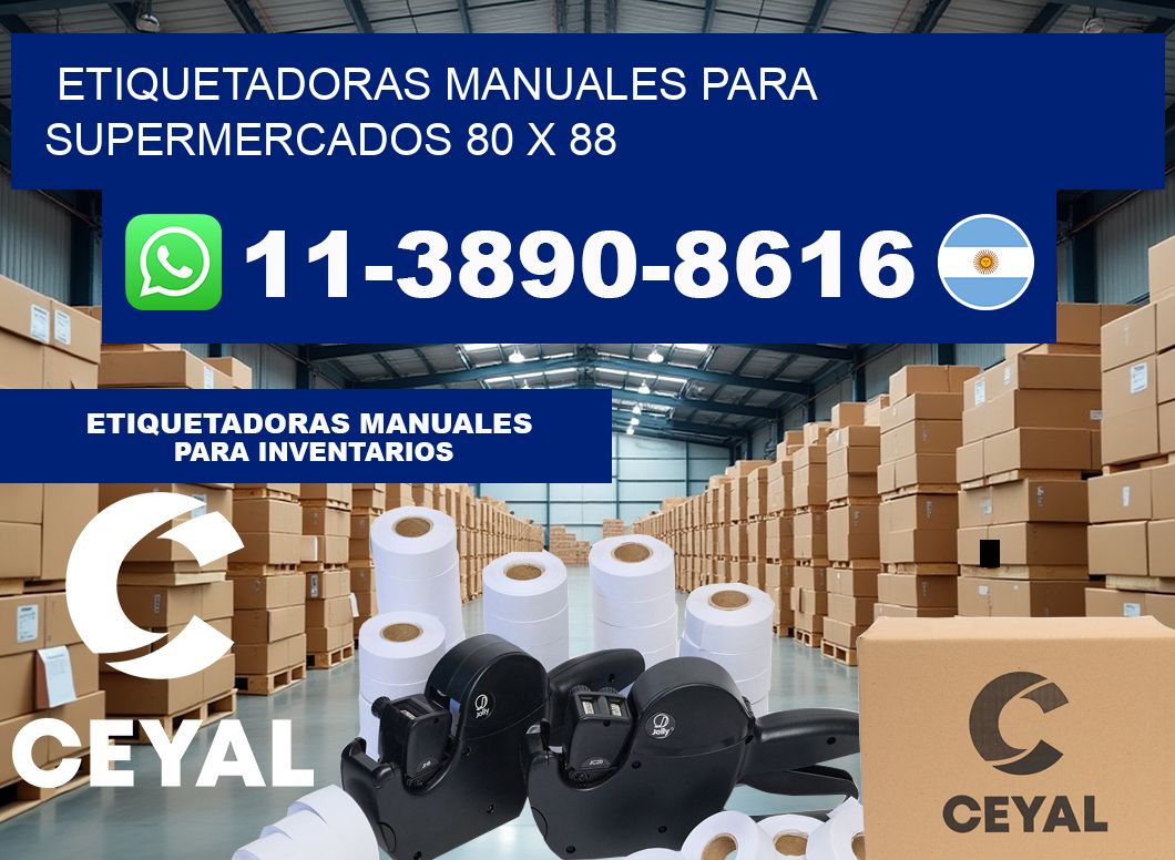 etiquetadoras manuales para supermercados 80 x 88