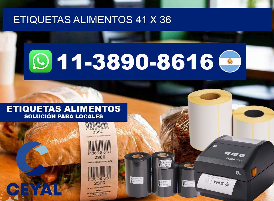 etiquetas alimentos 41 x 36