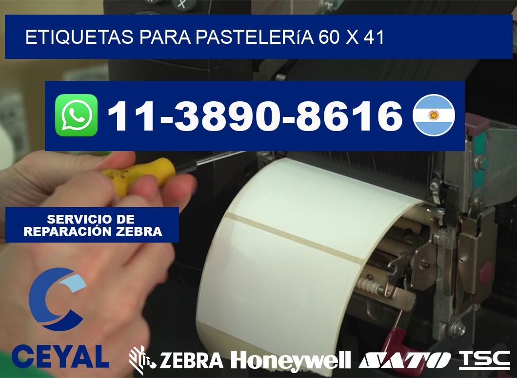etiquetas para Pastelería 60 x 41