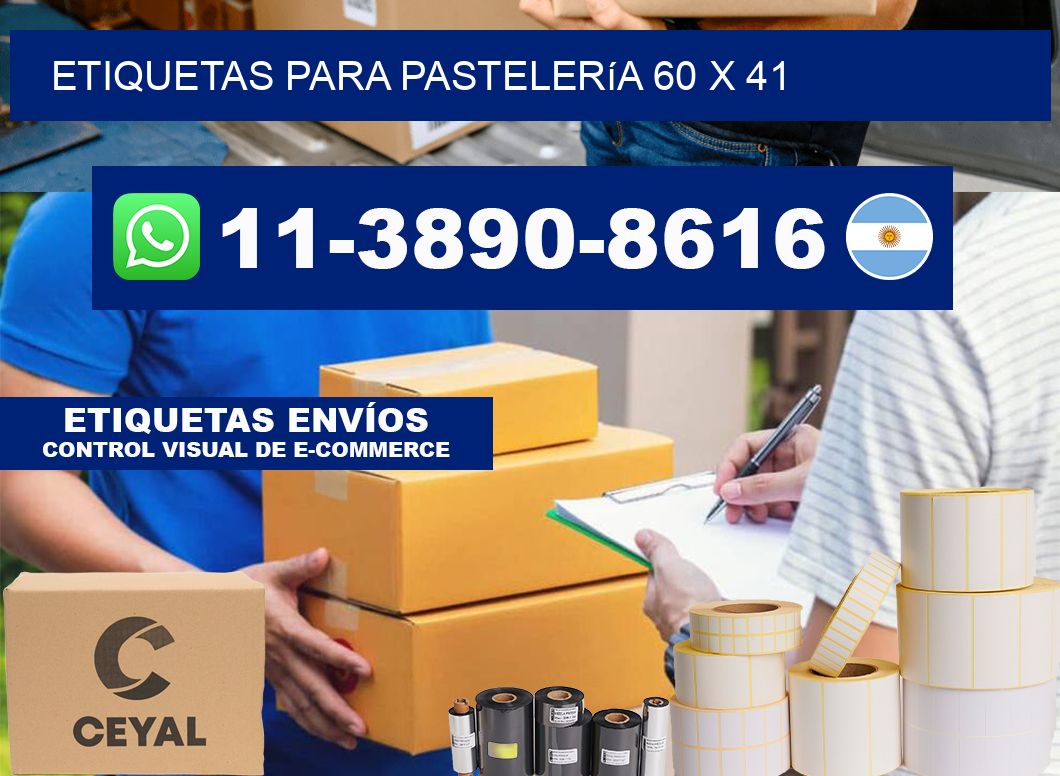 etiquetas para Pastelería 60 x 41