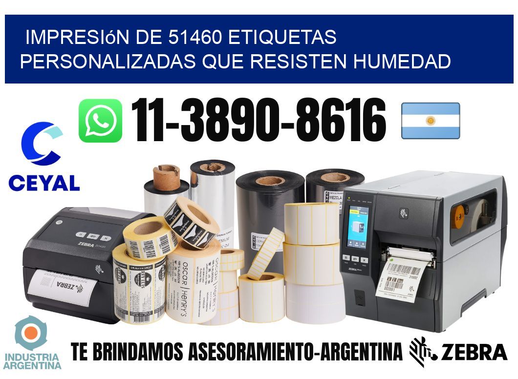 impresión de 51460 etiquetas personalizadas que resisten humedad