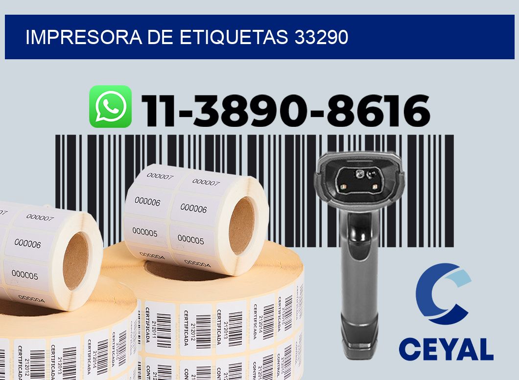 impresora de etiquetas 33290