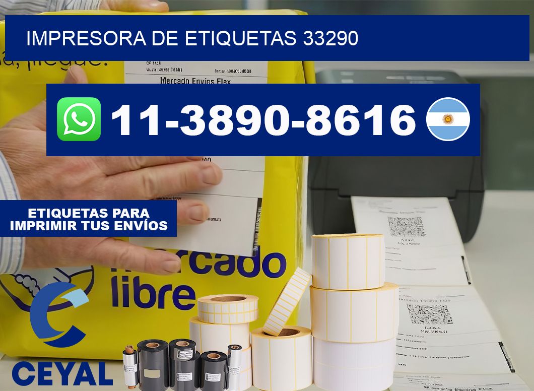 impresora de etiquetas 33290