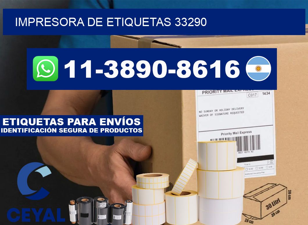impresora de etiquetas 33290