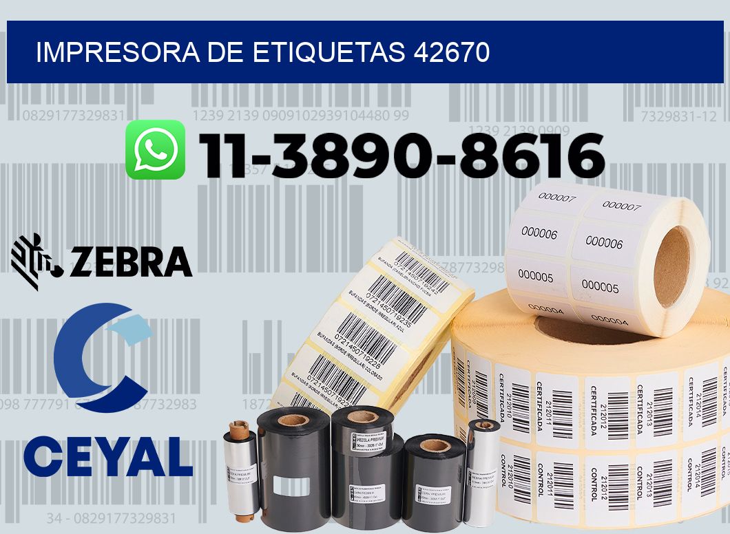 impresora de etiquetas 42670
