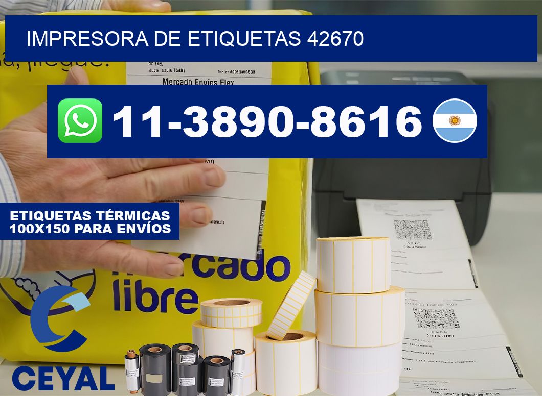 impresora de etiquetas 42670