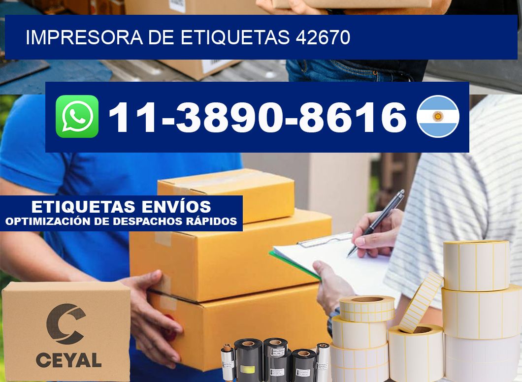 impresora de etiquetas 42670