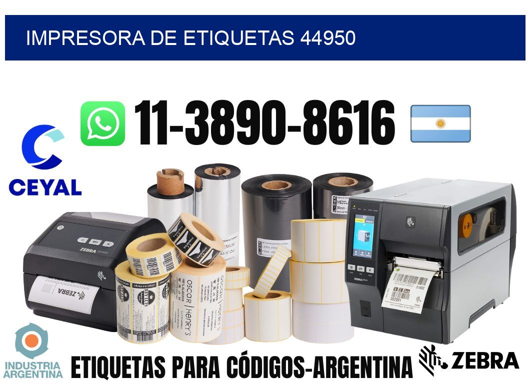 impresora de etiquetas 44950