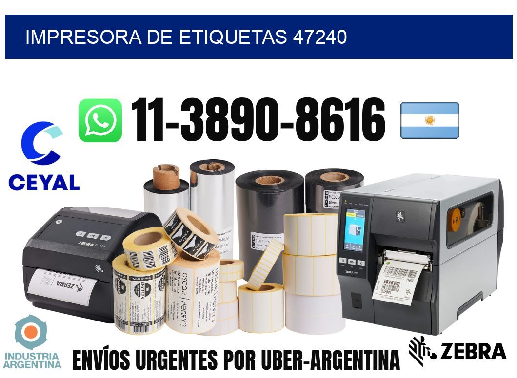 impresora de etiquetas 47240