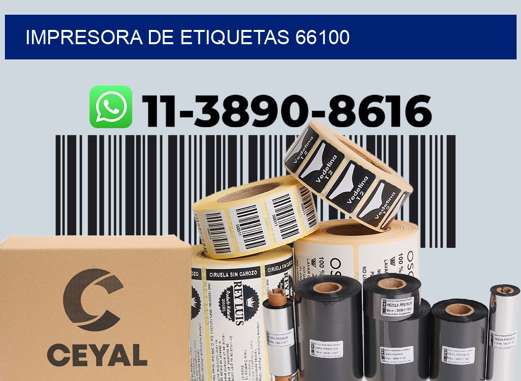 impresora de etiquetas 66100