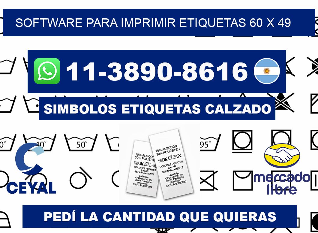 software para imprimir etiquetas 60 x 49