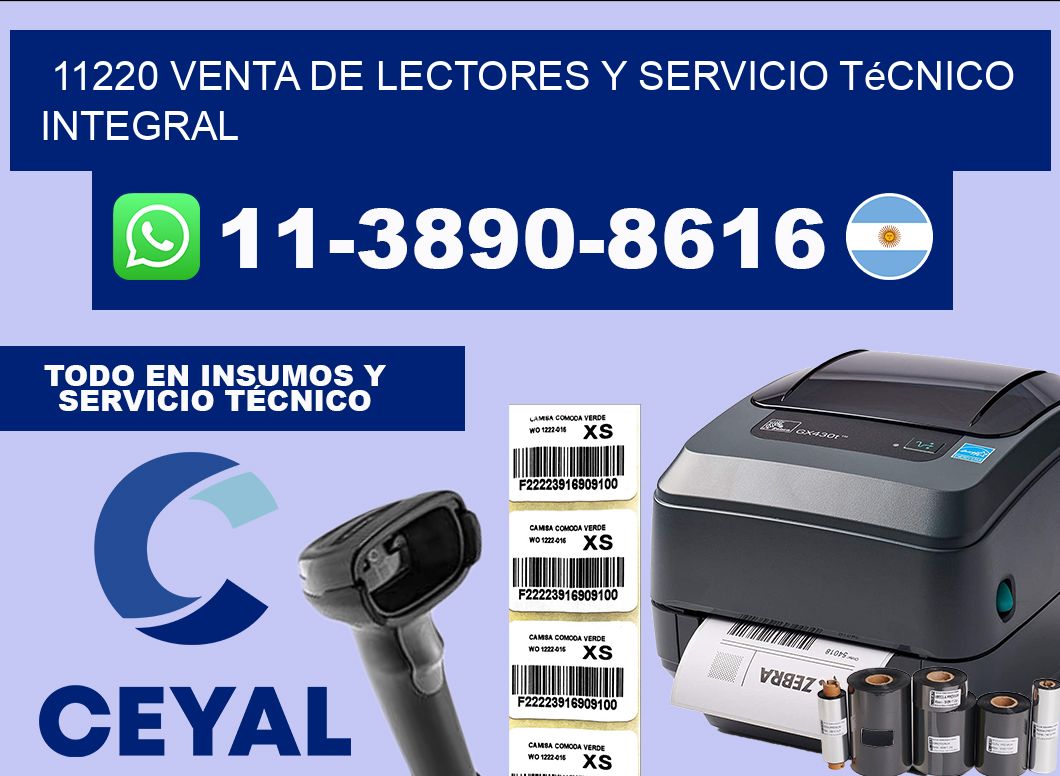 11220 Venta de Lectores y Servicio Técnico Integral