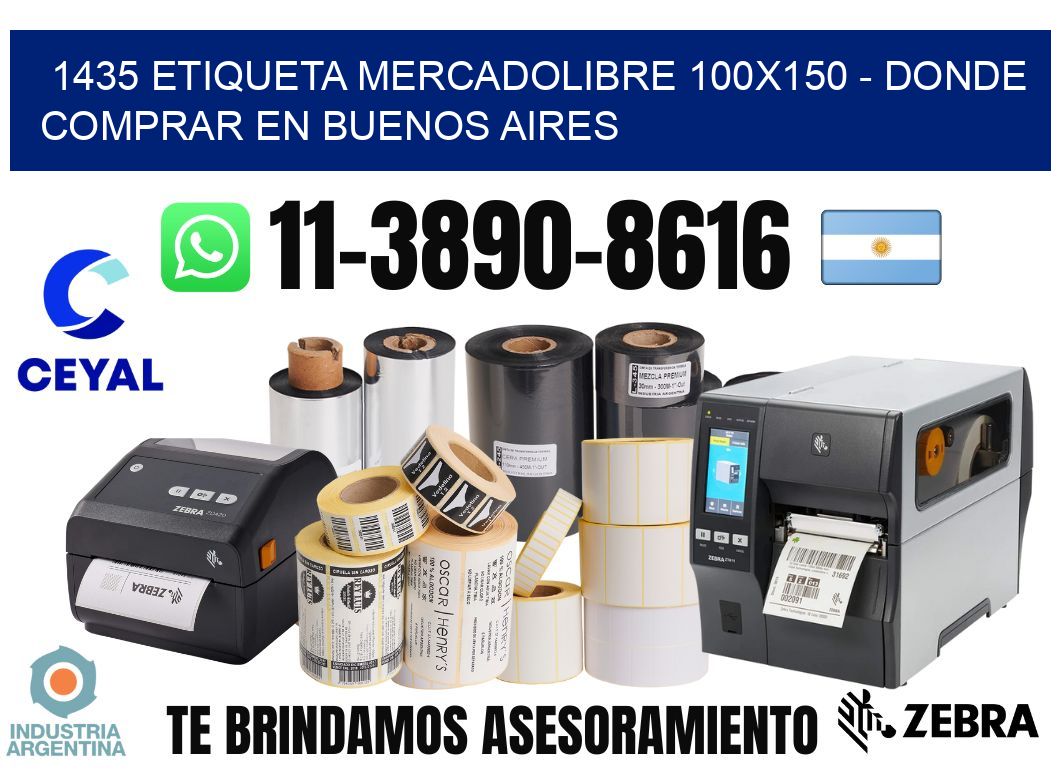 1435 etiqueta MercadoLibre 100x150 - Donde Comprar en Buenos Aires