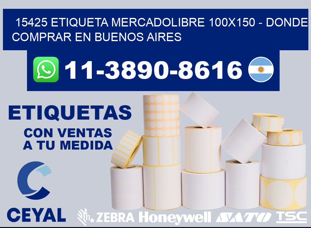 15425 etiqueta MercadoLibre 100x150 - Donde Comprar en Buenos Aires