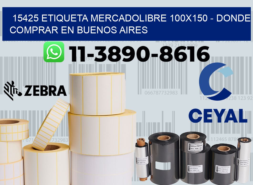 15425 etiqueta MercadoLibre 100x150 - Donde Comprar en Buenos Aires