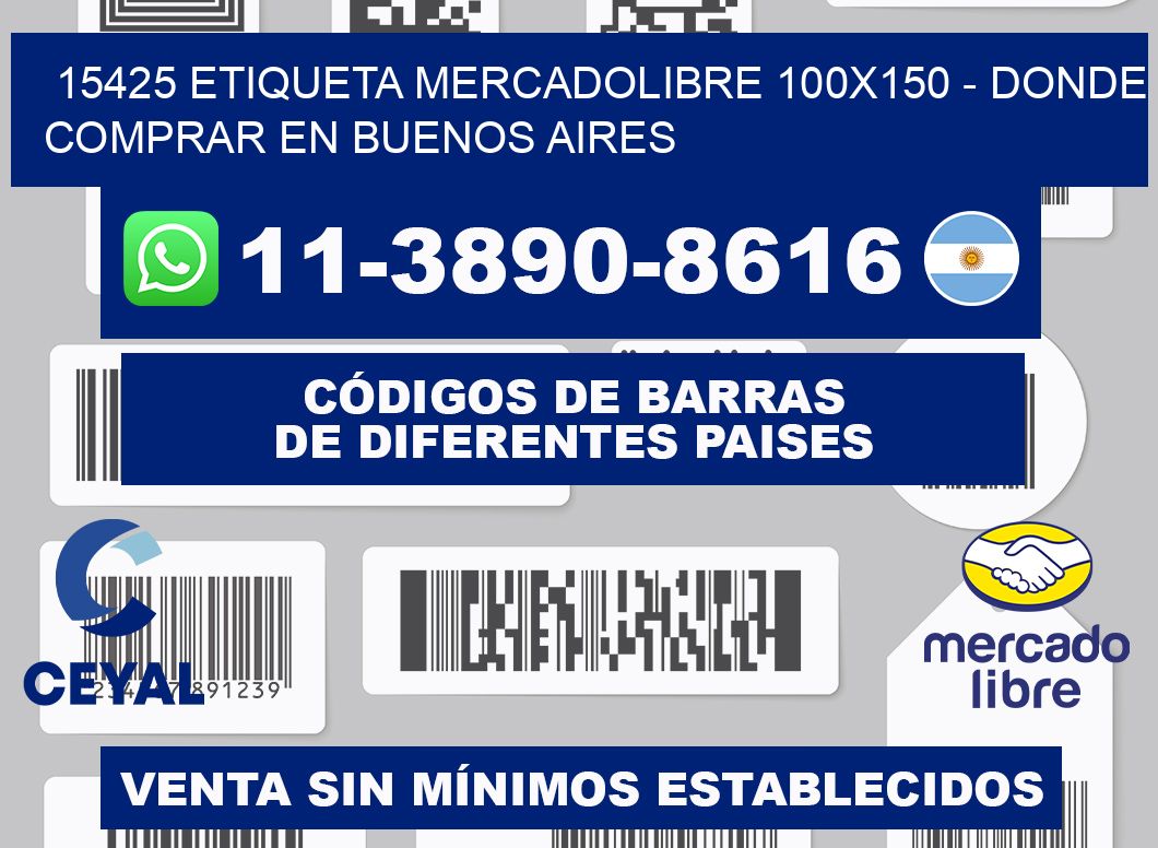 15425 etiqueta MercadoLibre 100x150 - Donde Comprar en Buenos Aires