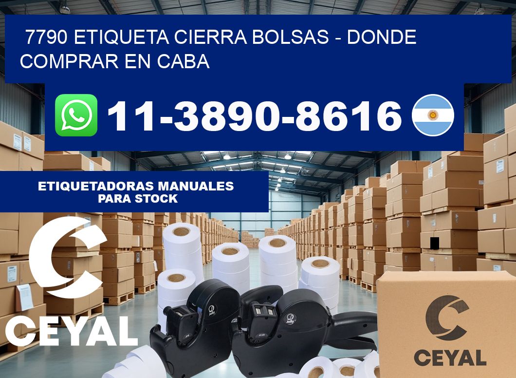 7790 etiqueta Cierra Bolsas – Donde Comprar en Caba