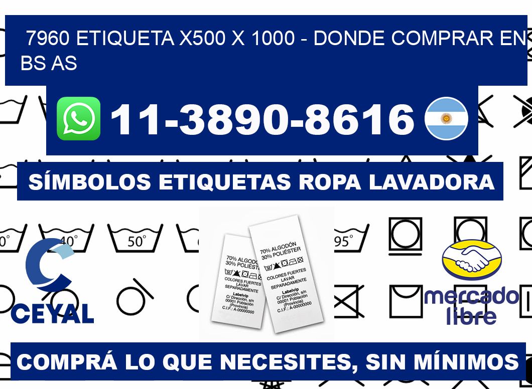7960 etiqueta x500 x 1000 - Donde Comprar en bs as