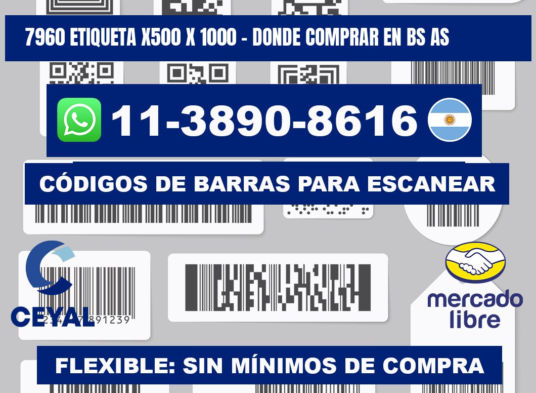 7960 etiqueta x500 x 1000 - Donde Comprar en bs as