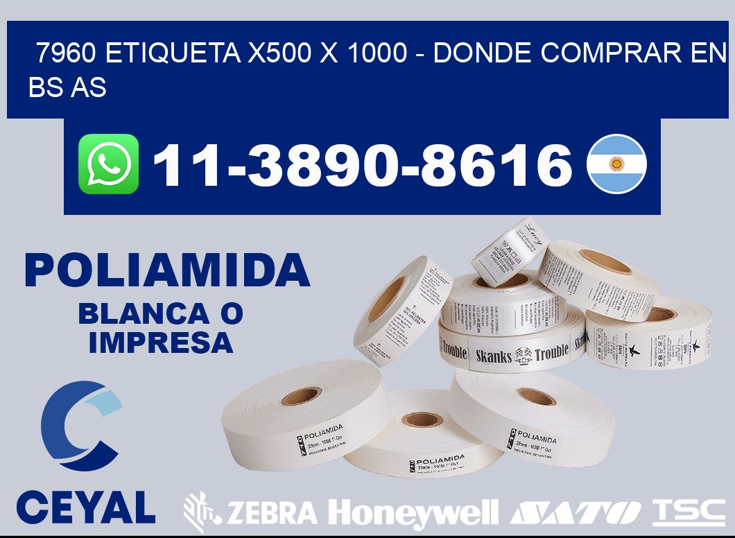 7960 etiqueta x500 x 1000 - Donde Comprar en bs as